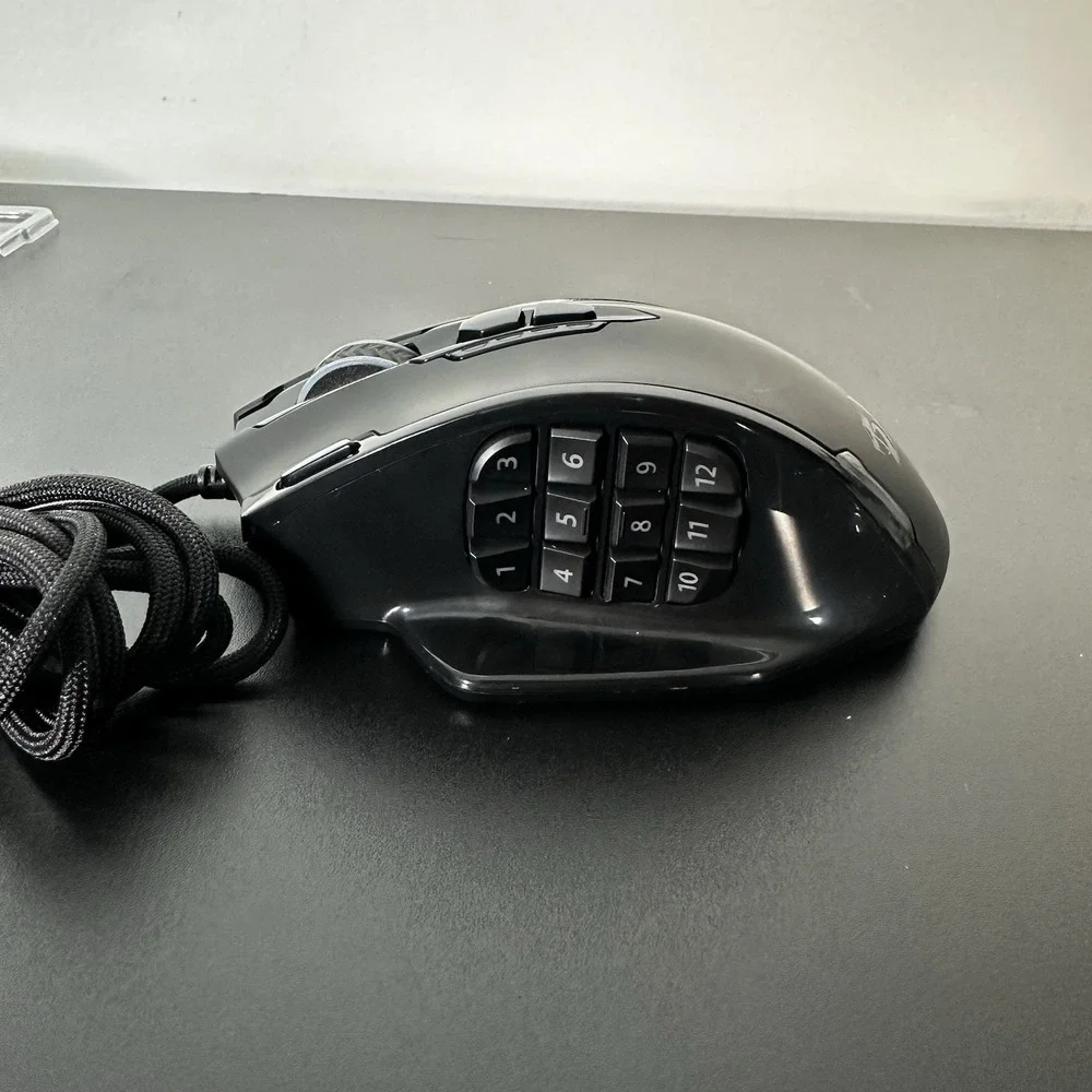 Redragon M908 Impact RGB MMO Wired Gaming Mouse 12400 DPI 18 Macro Buttons